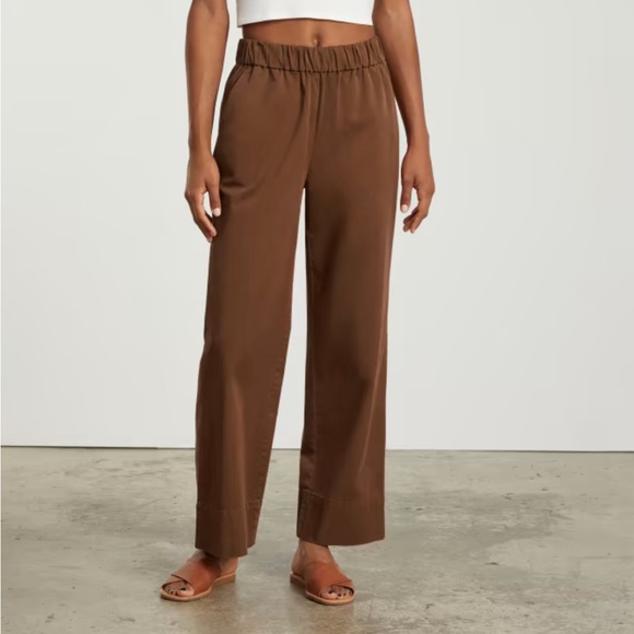Everlane Easy Pant in espresso sz 4 - Picture 4 of 10